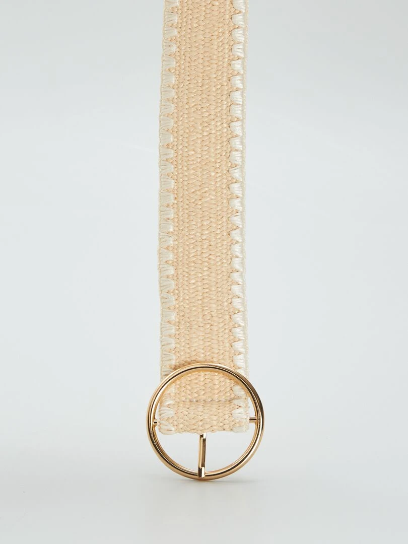 Ceinture élastique Beige