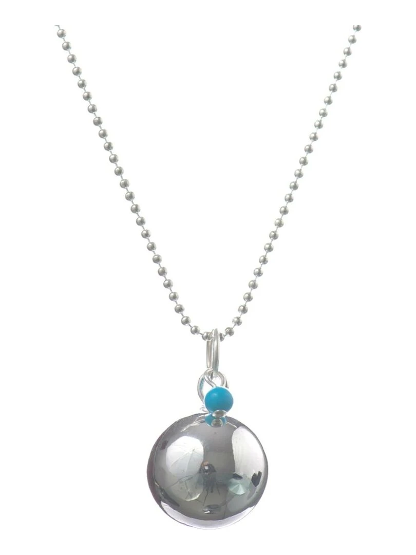 Bola de Grossesse Perle Turquoise Argenté