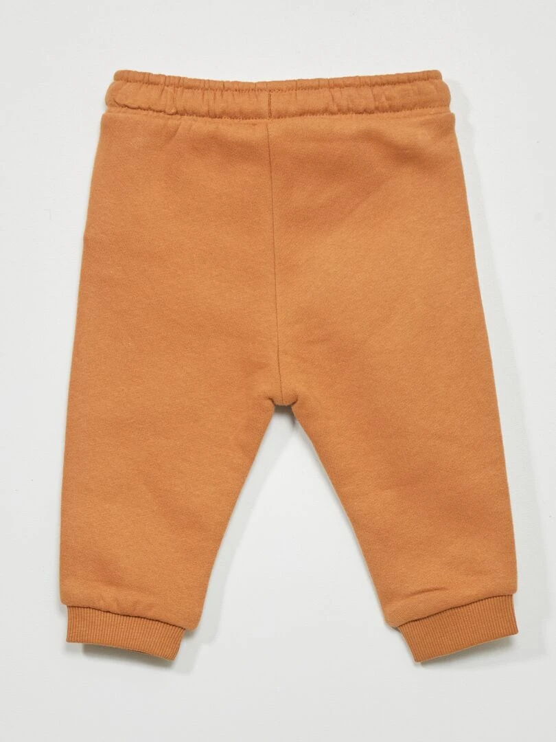 Pantalon de jogging en molleton   Marron