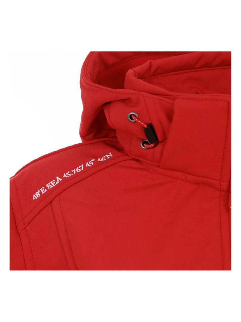 Blouson softshell femme AMIRAL VENT DU CAP Rouge