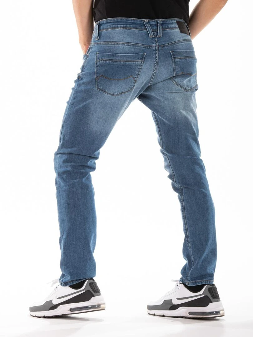 Jeans RL80 Fibreflex® super stonewashed coupe droite ajustée SANCHEZ 'Rica Lewis'   Bleu