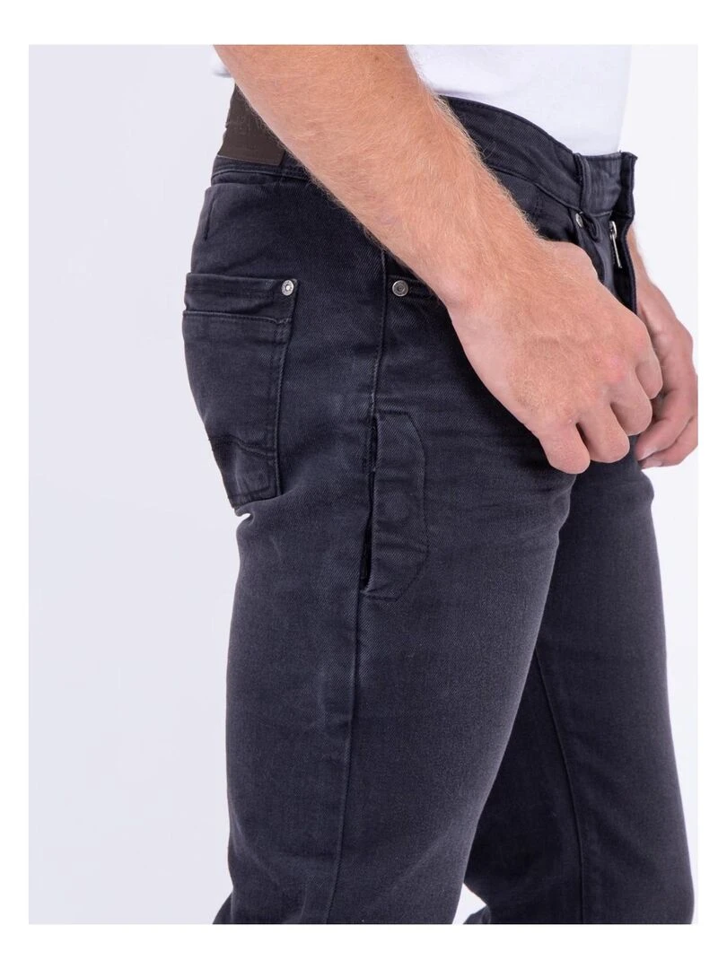 Jean coupe ajustée SAMAN   Noir