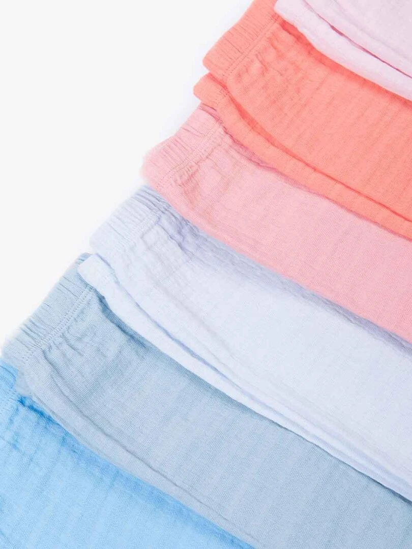 Pantalon bébé en gaze Rose clair