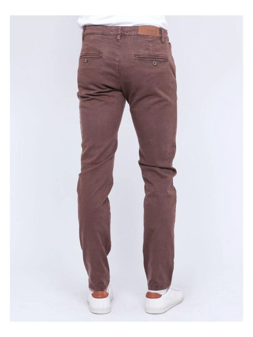 Pantalon chino VODELY Marron