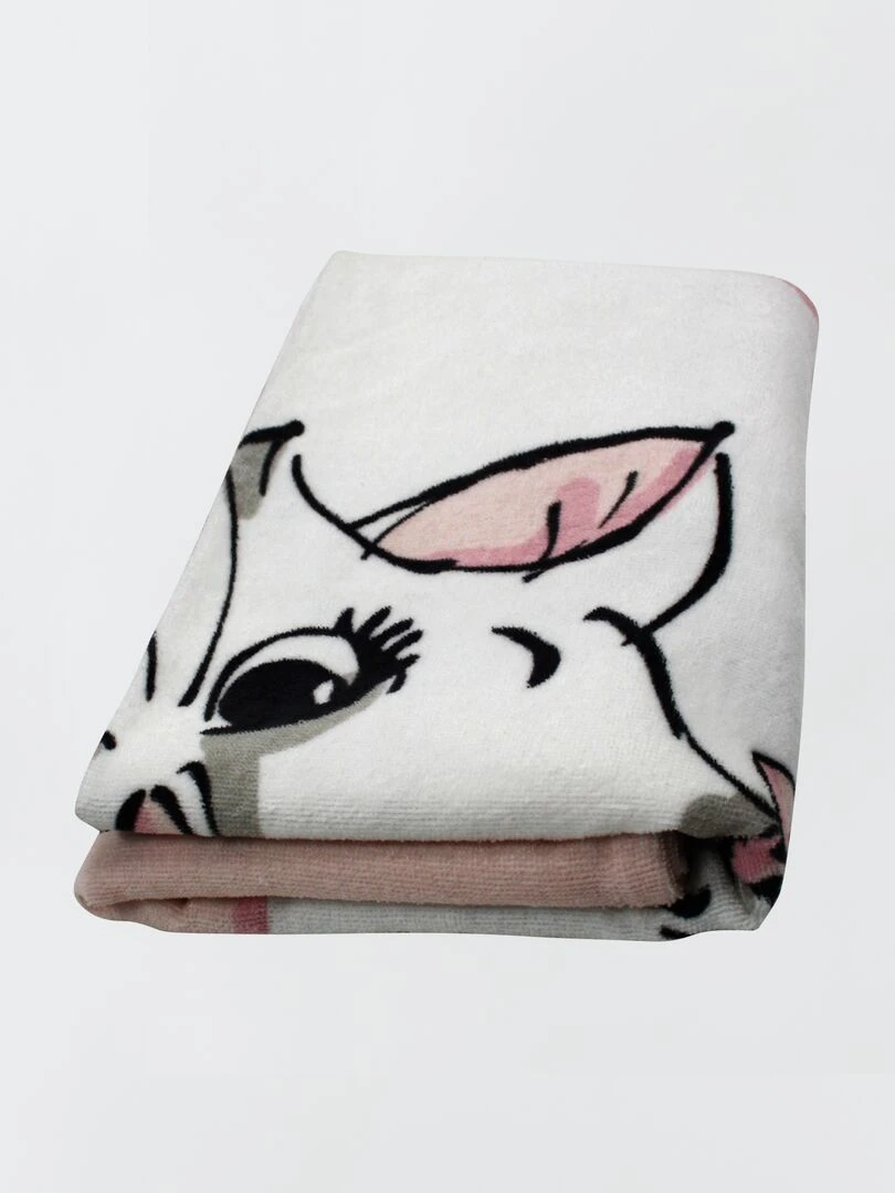 Drap de plage 'Marie' Rose