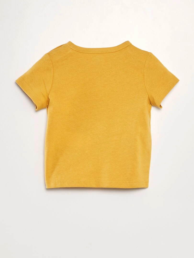 T shirt 'Disney' en coton   Jaune