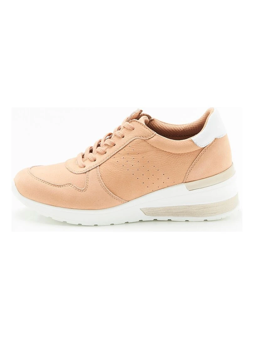 Baskets compensées légères Amortyl Damart Beige coquille