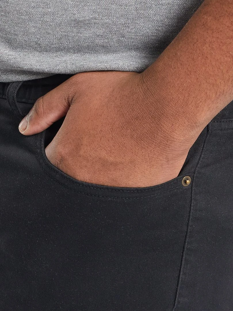 Pantalon slim   L32   noir