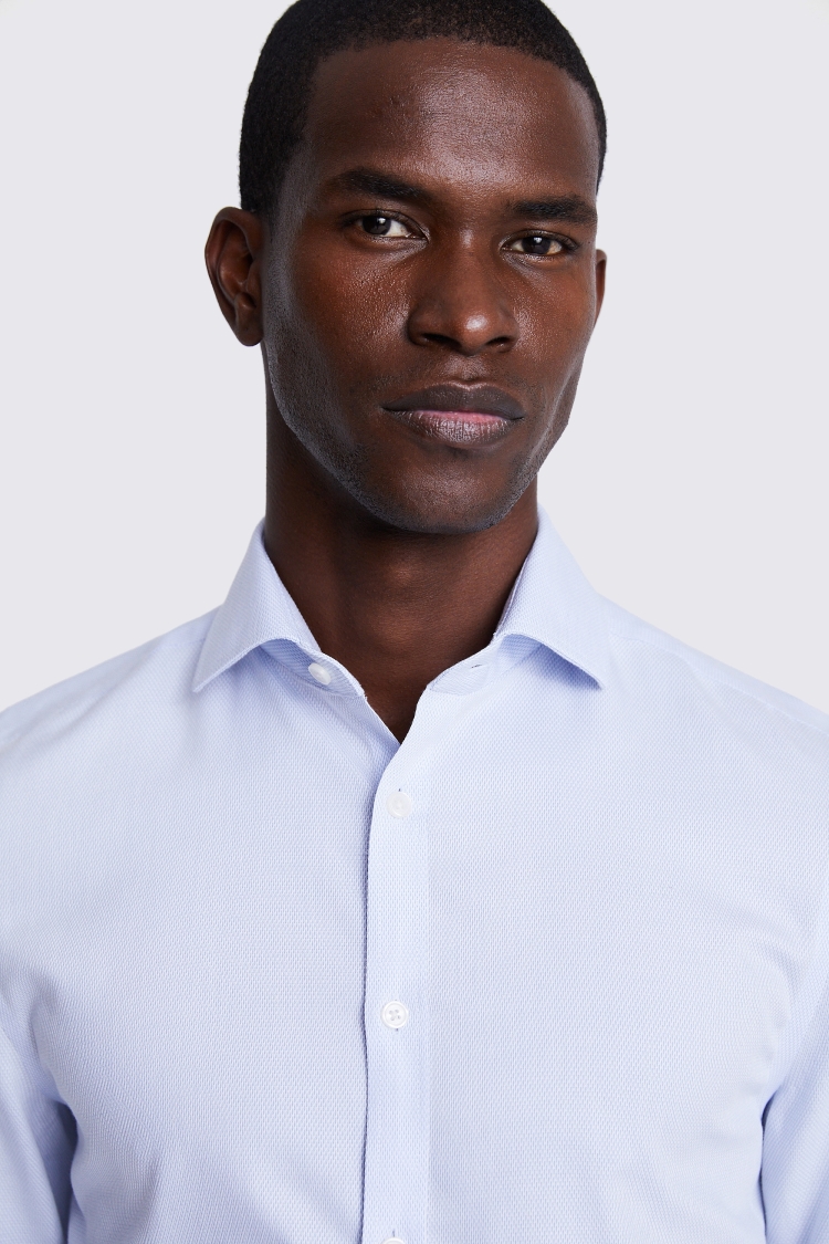 Slim Fit Sky Dobby Non-Iron Shirt