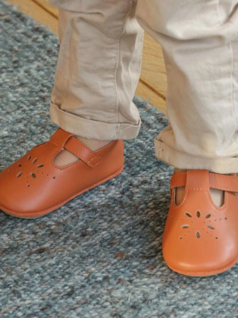 Salomé cuir souple   Camel