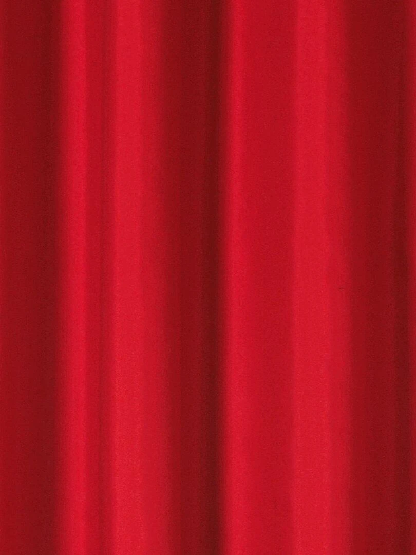 Rideau double natte non feu M1   Rouge