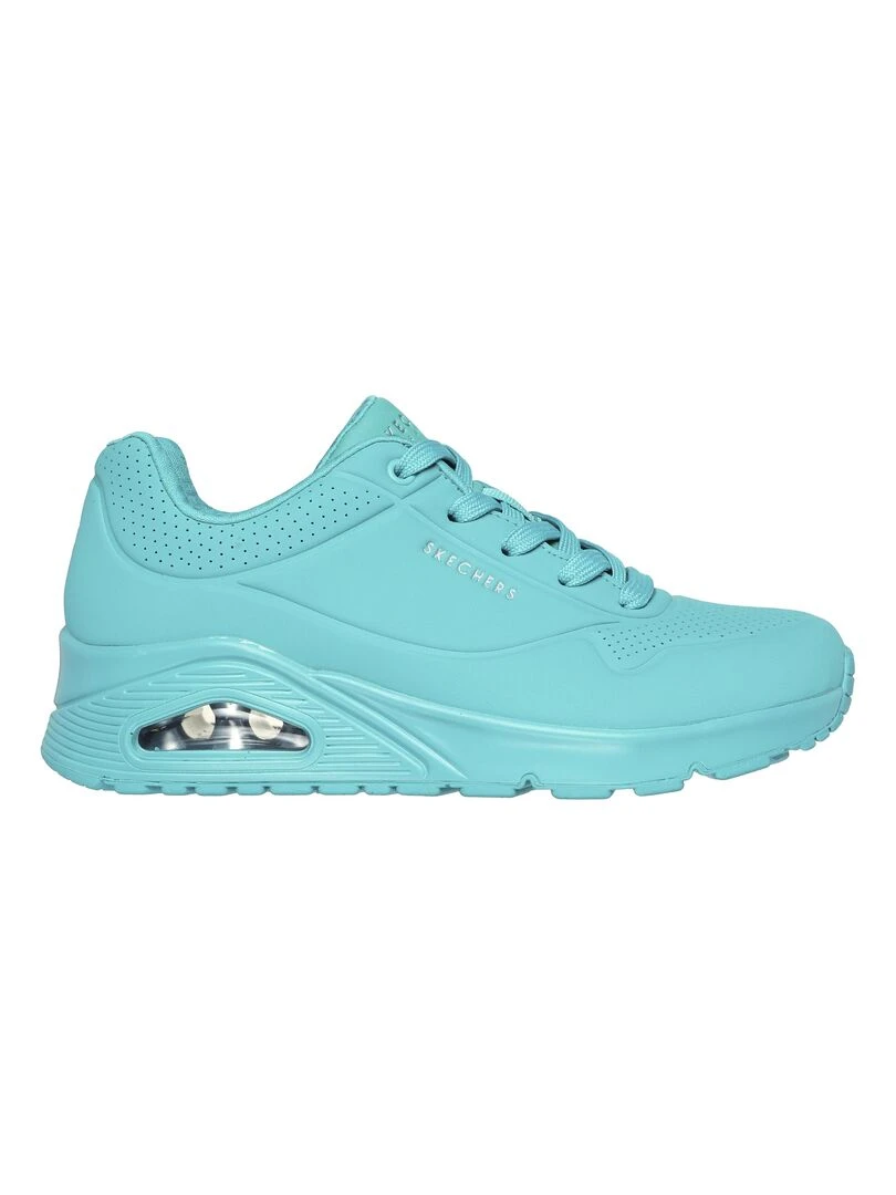 Basket à Lacets Skechers Stand On Air Bleu