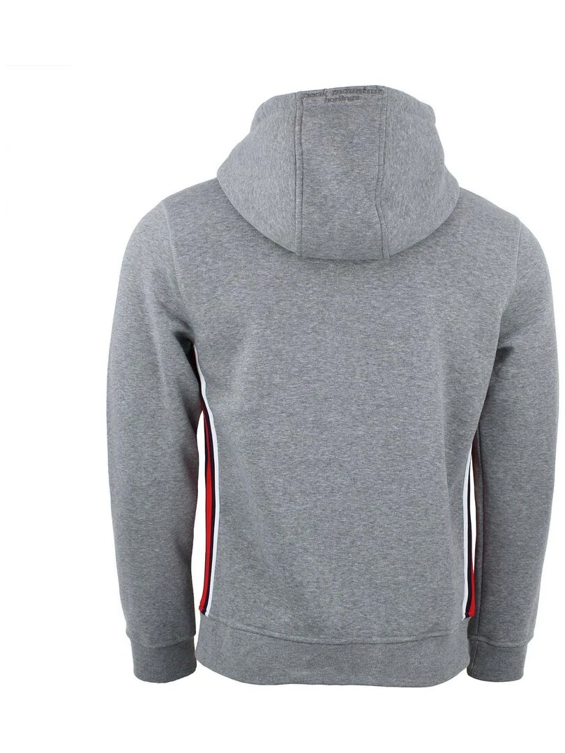Sweat zippé à capuche homme CHARLES PEAK MOUNTAIN Gris clair