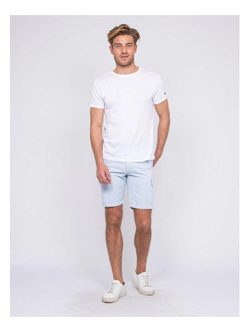 Bermuda battle slim BIZZO   Bleu ciel