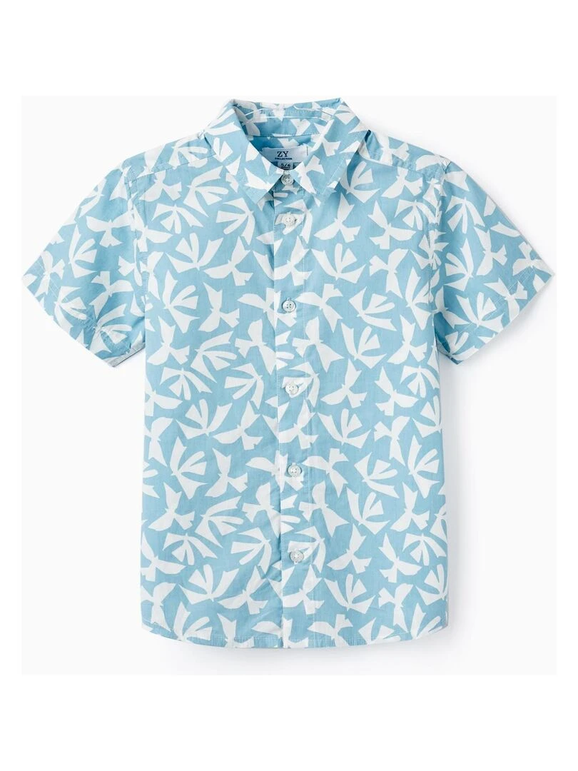 Chemise à manches courtes pour garçon manches courtes MATISSE Bleu clair