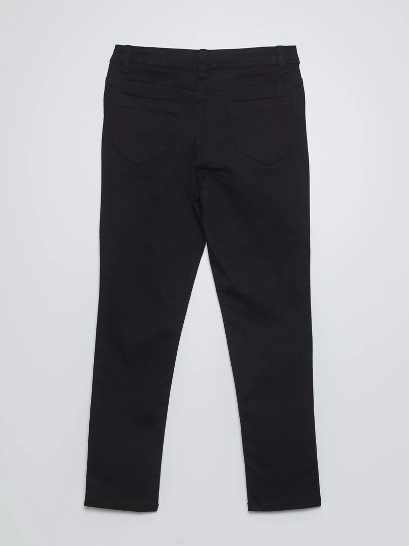 Jean stretch Coupe + confortable noir