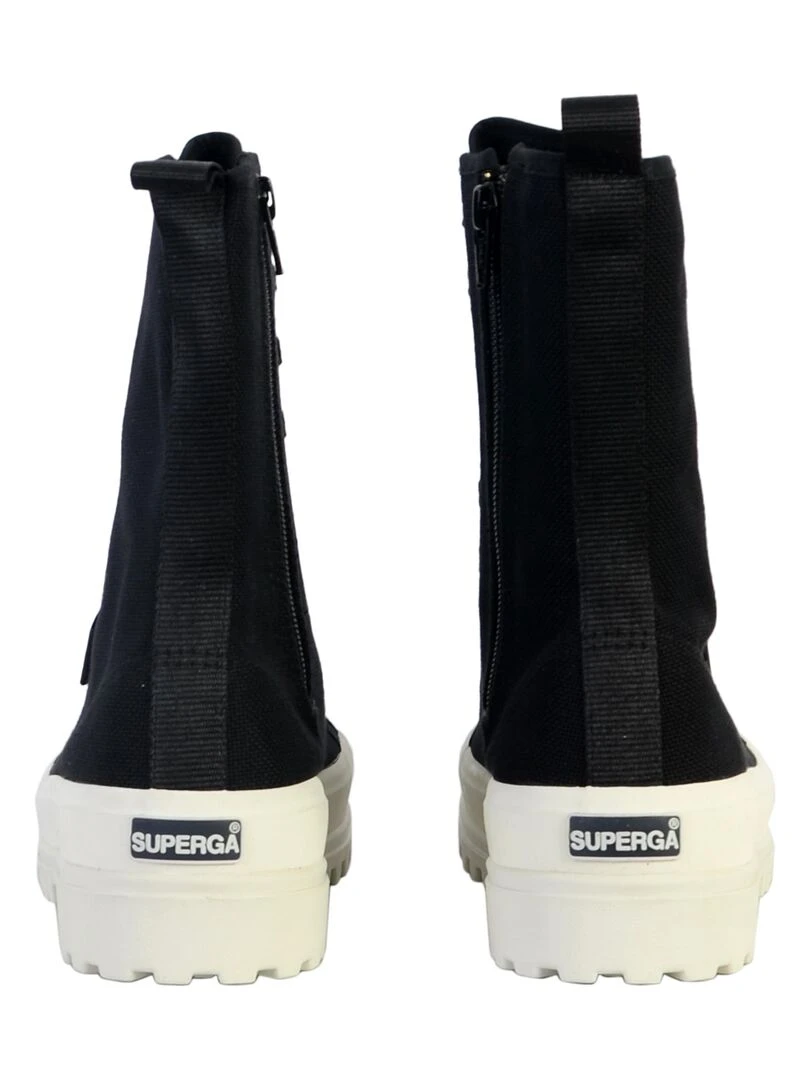 Basket à Lacets Montante Superga Alpina High   Noir