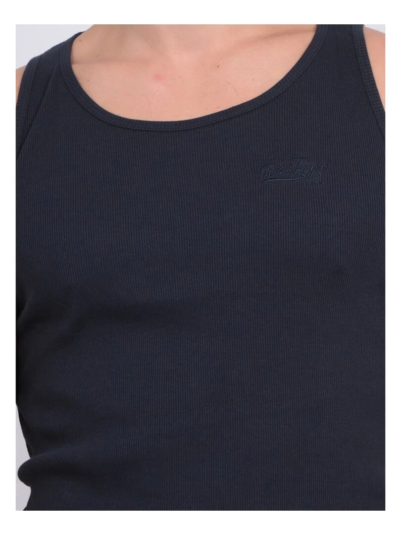 Débardeur pur coton organique WILFRIED III   Bleu marine