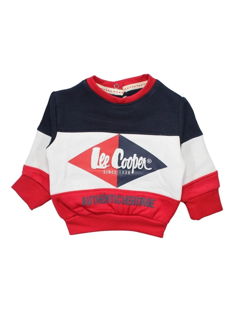 Lee Cooper   Ensemble ​​Sweat pantalon bébé garçon Imprimé Lee Cooper   Bleu marine