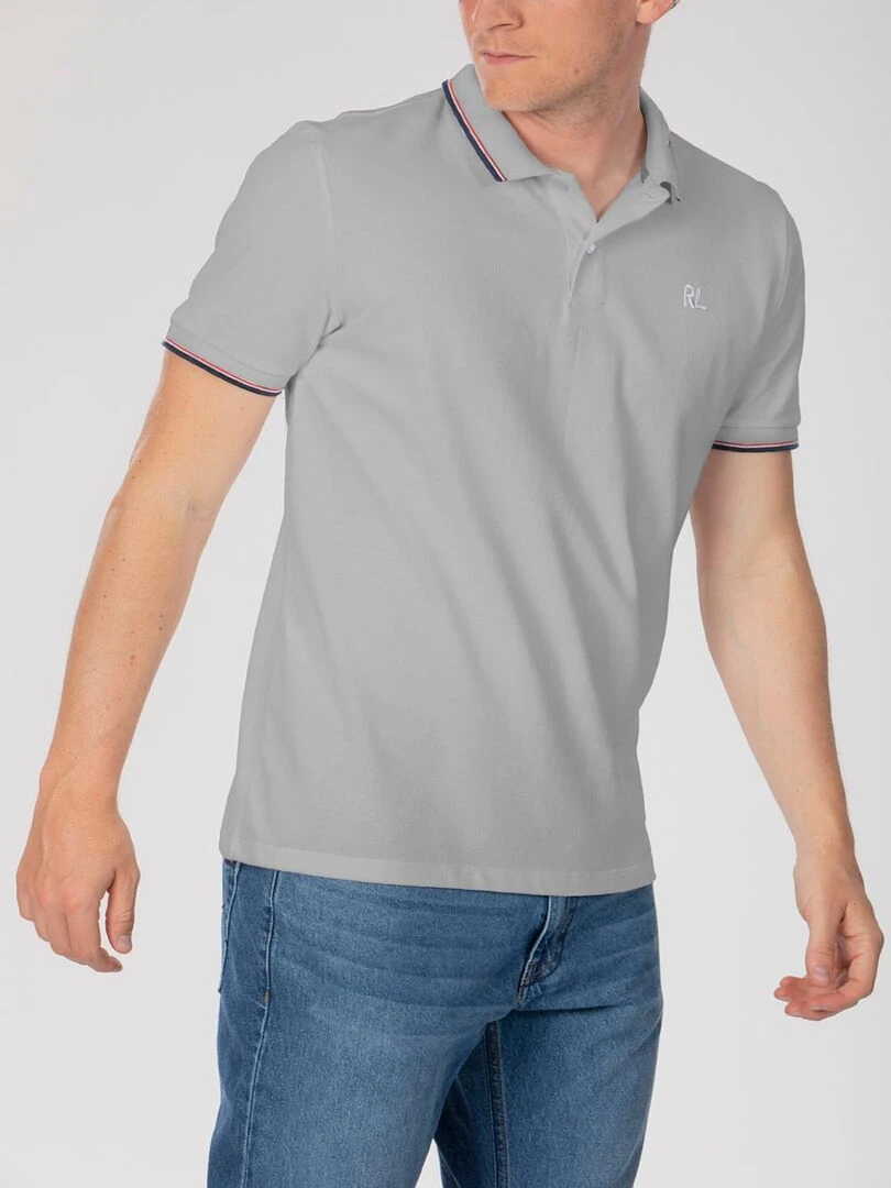Polo classique coton piqué ASH 'Rica Lewis' Gris