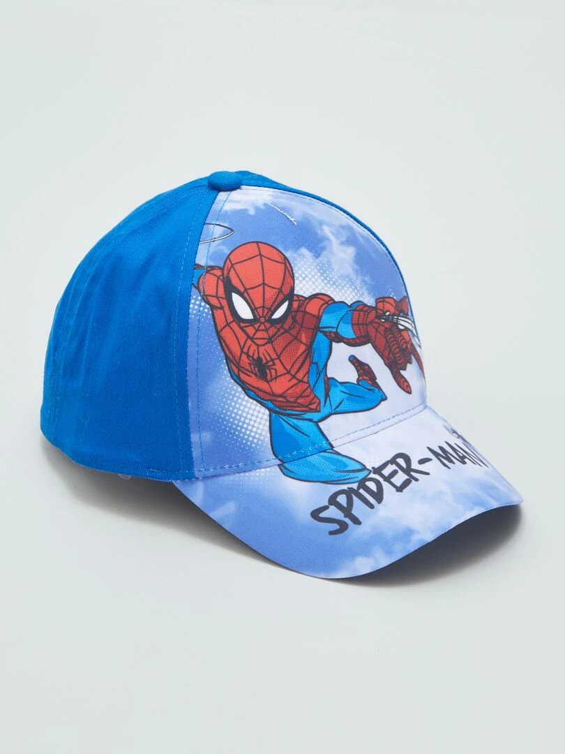 Casquette en toile 'Spider Man' bleu