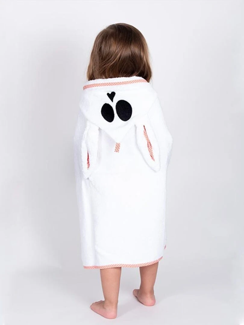 Cape De Bain En Coton Bio Alaska   Blanc