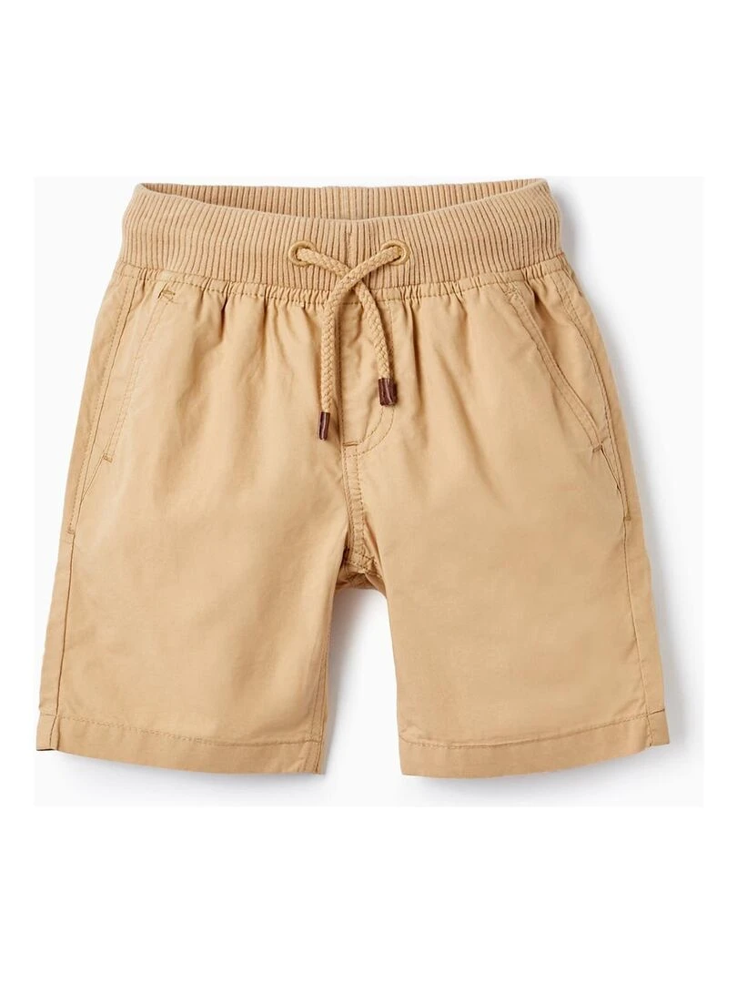 Shorts en Coton avec Cordon de Serrage pour Garçon PICASSO Beige