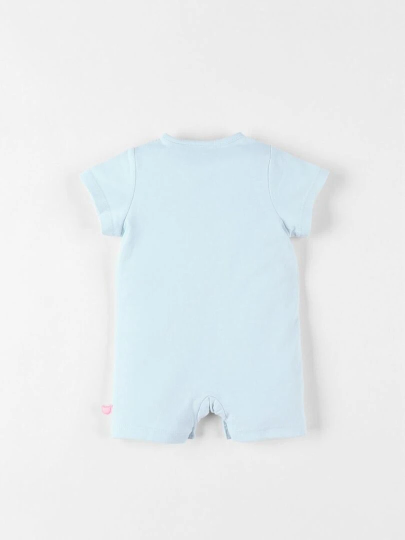 Combishort lion en jersey ciel Noukie's Bleu