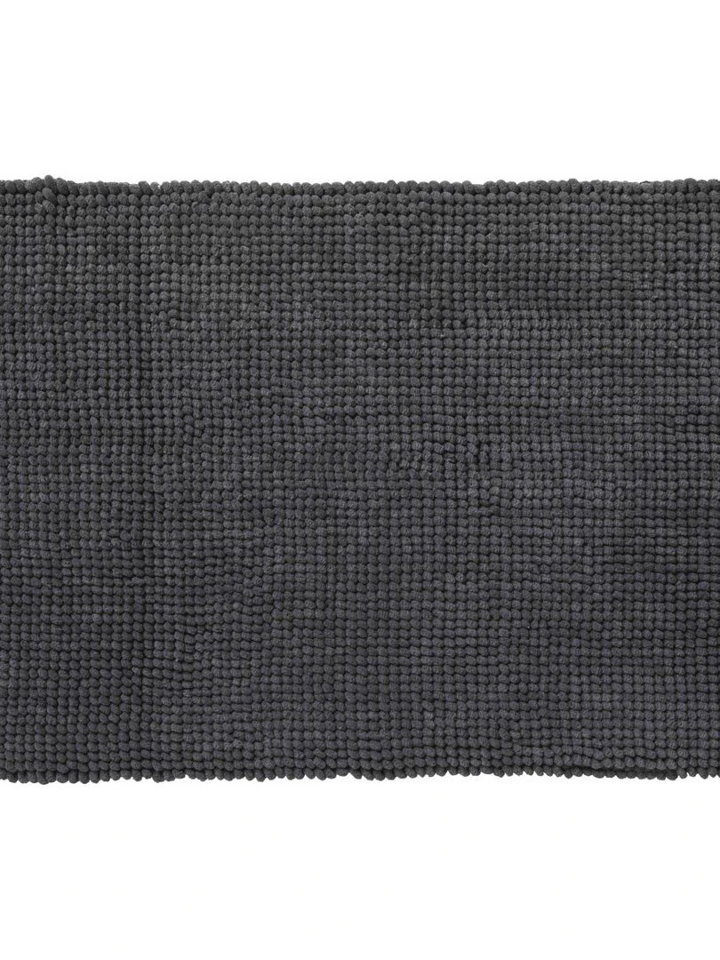 Guy Levasseur Tapis de bain en polycoton uni gris anthracite
