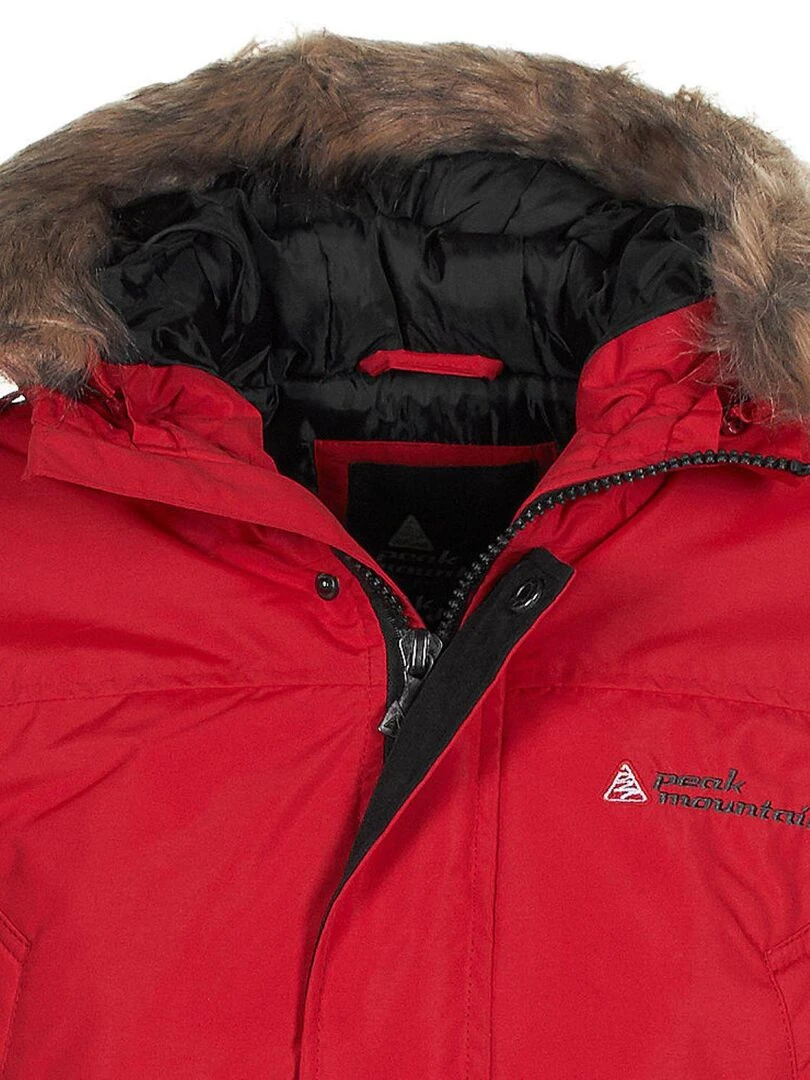 Parka de ski homme CAPEAK   PEAK MOUNTAIN   Rouge