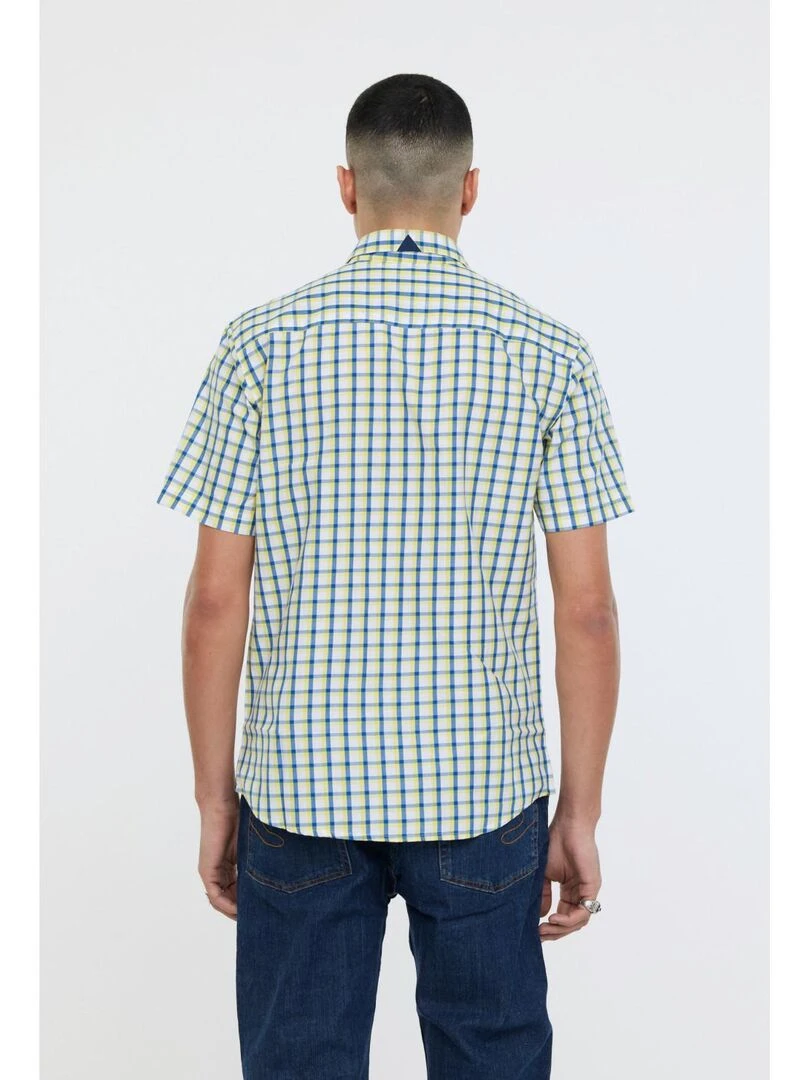 Lee Cooper   Chemise manches courtes coton regular DOXOU MC   Jaune citron