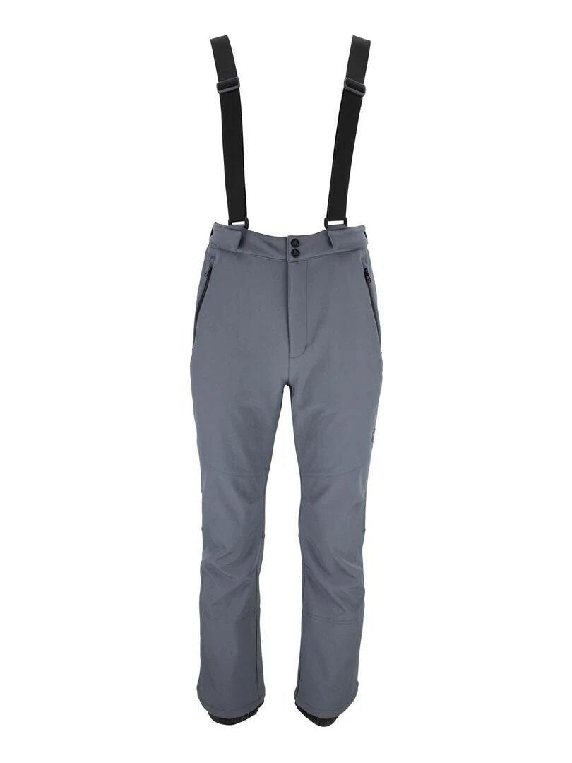 Pantalon de ski softshell homme CEPTAN   PEAK MOUNTAIN   Gris