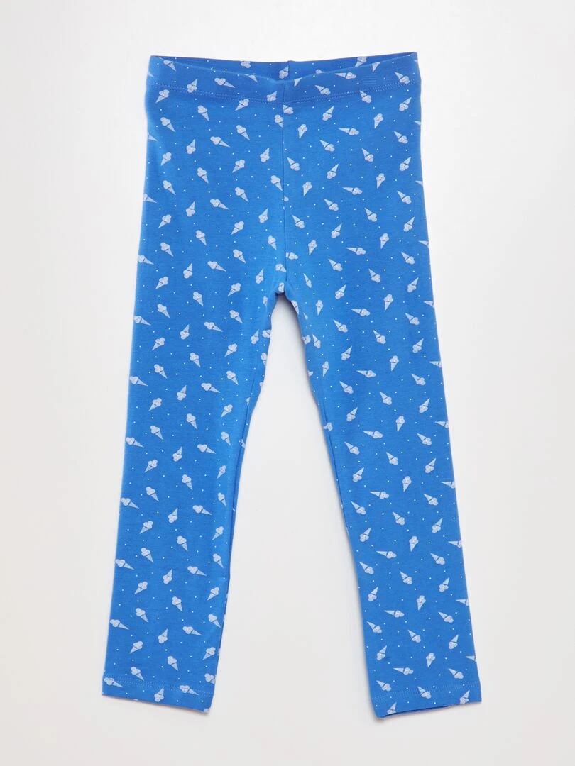 Legging fantaisie Bleu