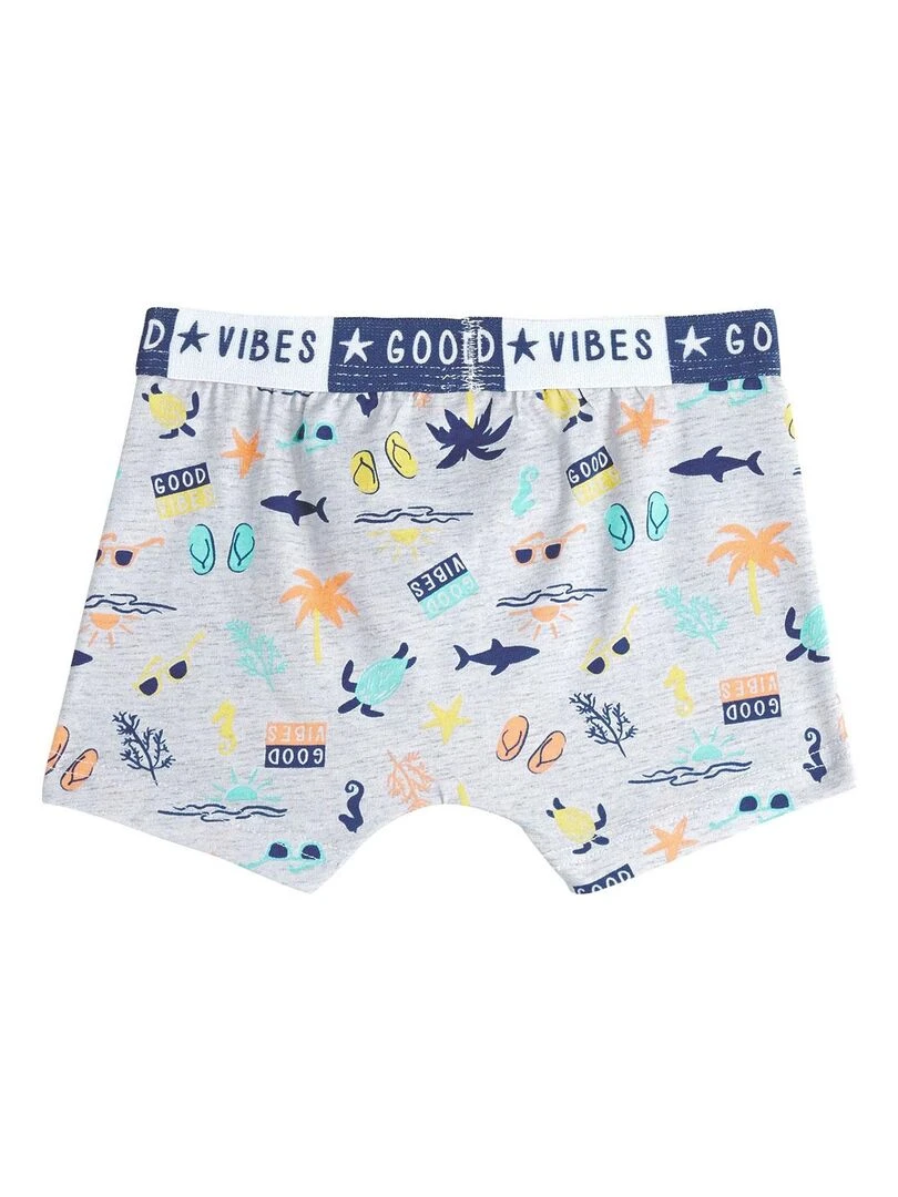 Lot de 2 boxers garçon Souleymane   Bleu