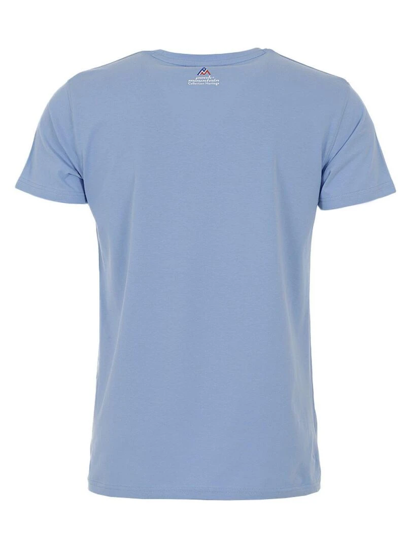 T shirt manches courtes homme CIMES PEAK MOUNTAIN Bleu ciel