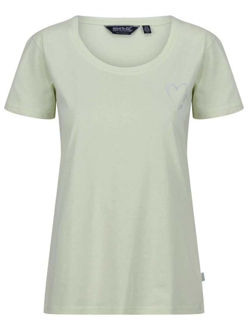 Regatta   T shirt FILANDRA   Vert tilleul