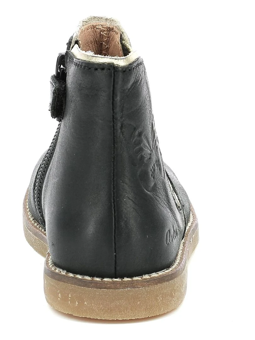 Boots Cuir Sarmille Noir