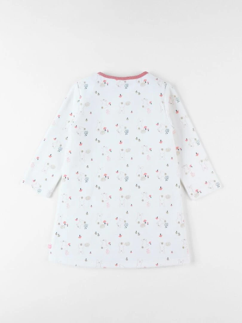 Robe en velours Noukie's Ecru