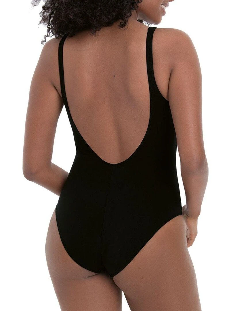 Maillot 1 pièce sans armature coques amovibles Pure Suit Noir
