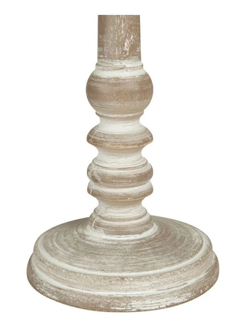 Lampe charme bois taupe   Beige