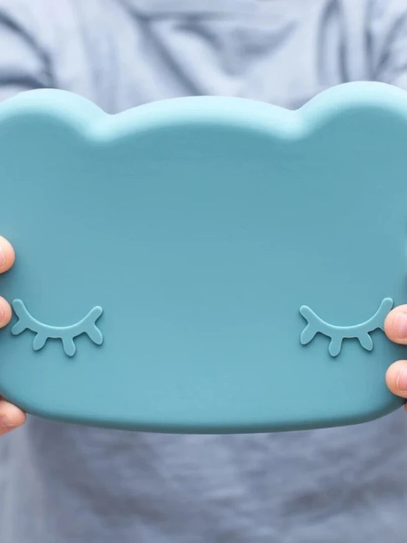 Boîte à goûter multifonctions Ours bleu   Bleu