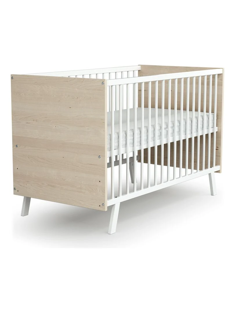 AT4 Lit bébé 60x120 CARNAVAL Marron clair