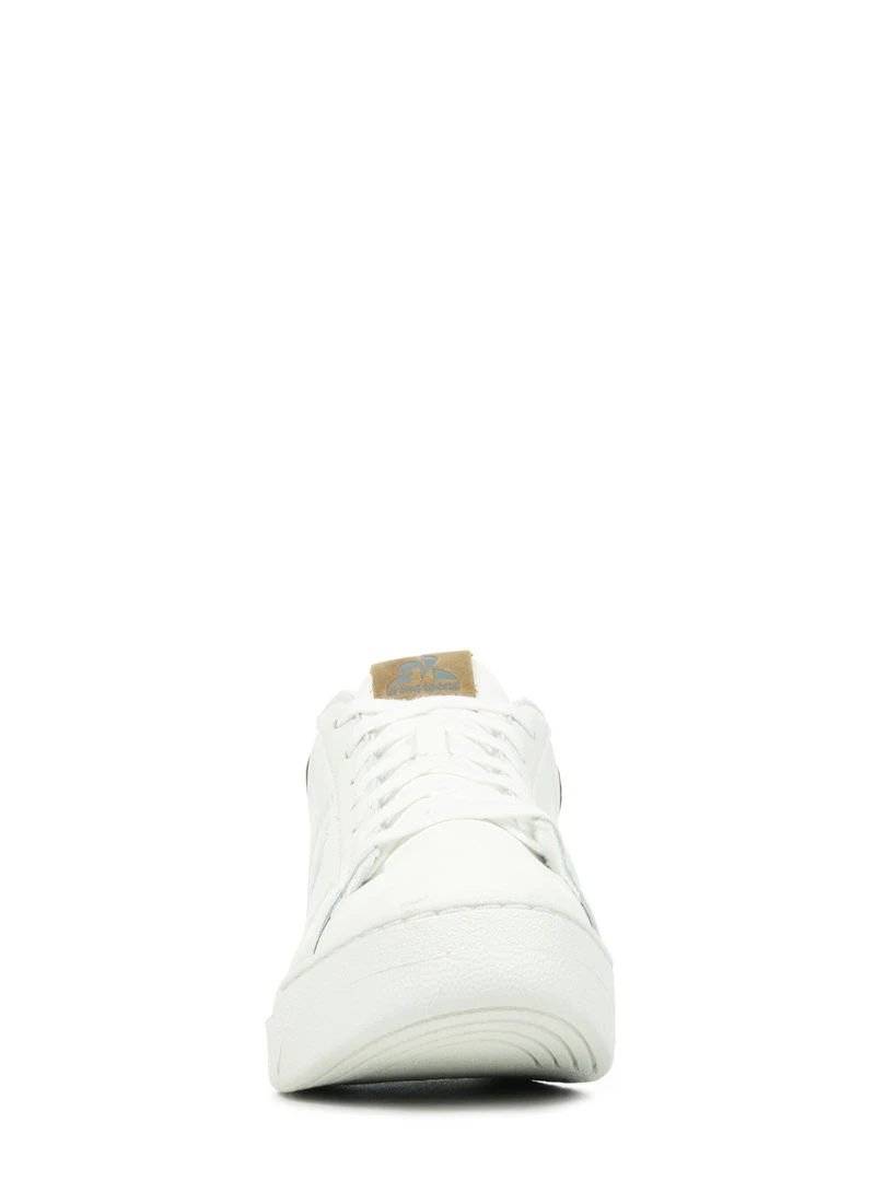 Baskets Stadium Workwear Leather   Blanc