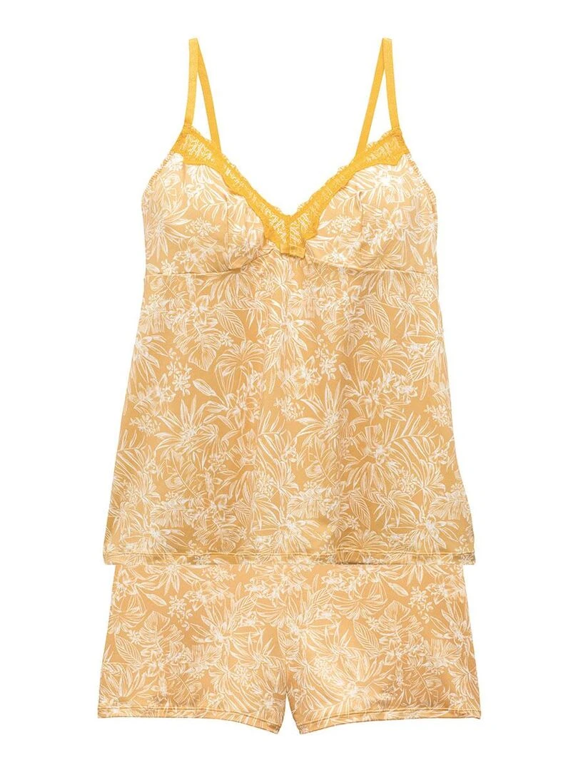 Top short PAMOISON Pomm'Poire Jaune