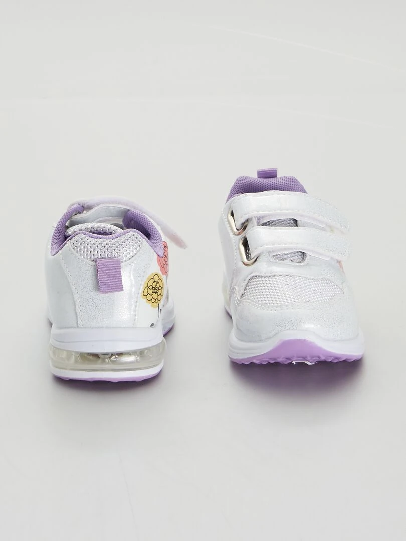Baskets 'Reine des Neiges'   Blanc/violet