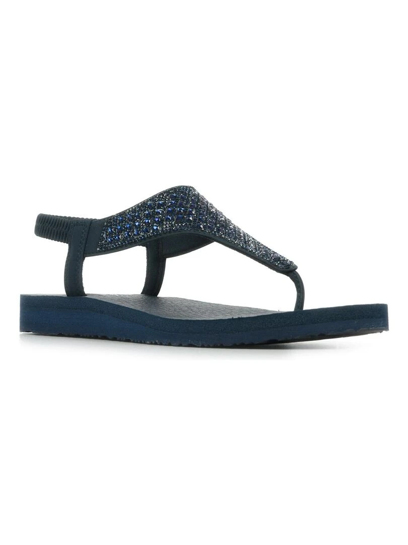 Sandales Skechers Meditation Rockstar Bleu marine