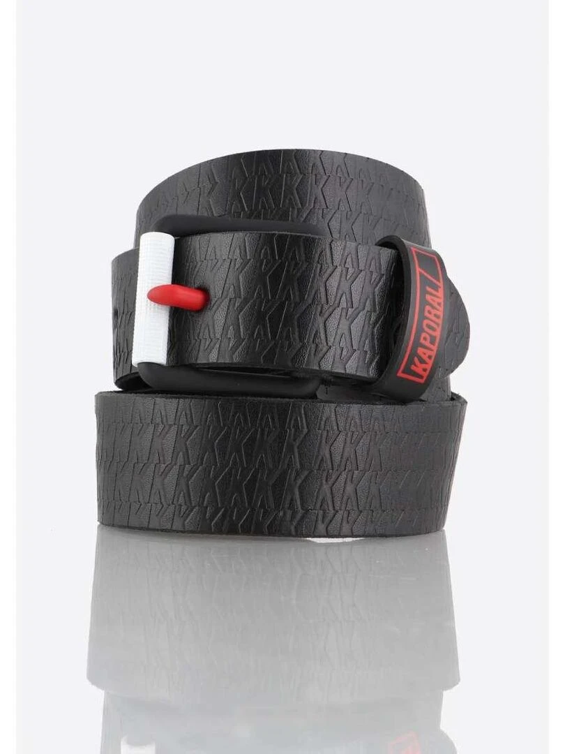 KAPORAL Ceinture en cuir de vache Noir