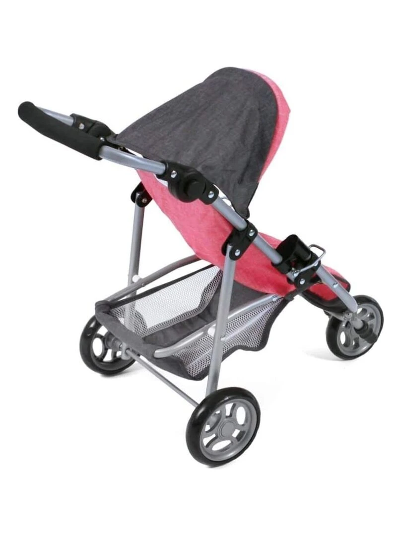 Poussette Lola Pour Poupée Rose Gris N/A