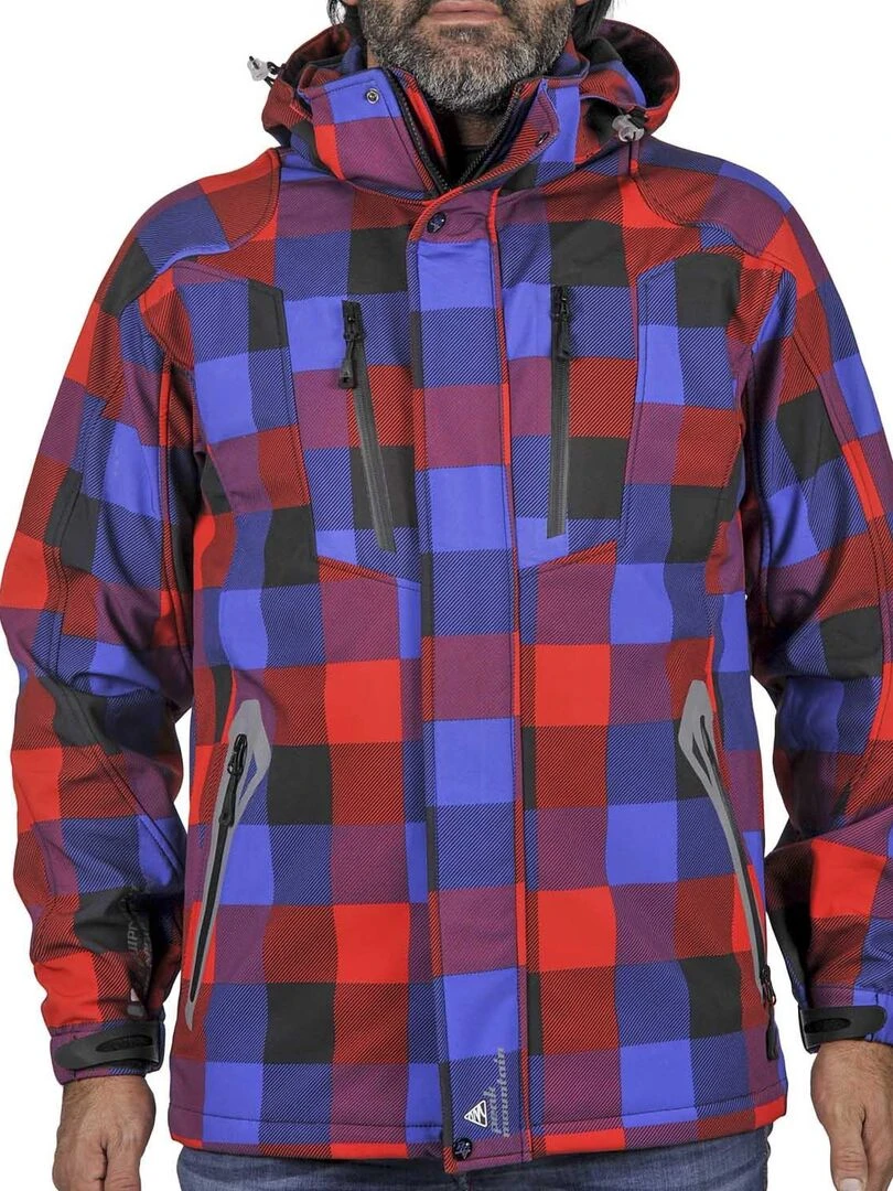 Blouson de ski homme CINA   PEAK MOUNTAIN   Rouge
