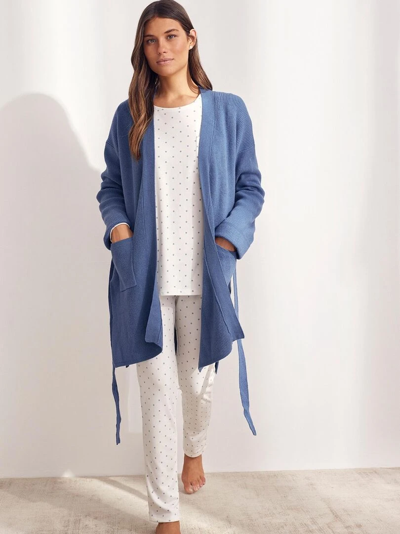 Cardigan veste d'intérieur Complementos   Bleu